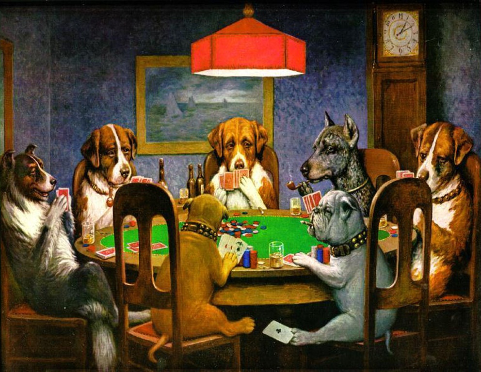 The Story Behind The Iconic “Dogs Playing Poker” Painting