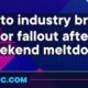Crypto industry braced for fallout after weekend meltdown